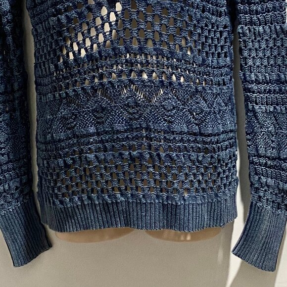 (10) Maurices Grunge Whimsigoth Fisherman Boho Sporty Cotton Hoodie Sweater L - Picture 4 of 8